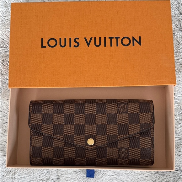 Louis Vuitton Handbags - Louis Vuitton Damier Ebene Checkered Continental Wallet - Dark Brown/Chocolate